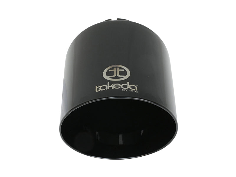 aFe Takeda 2-1/2" 304 Stainless Steel Black Exhaust Tip - Universal