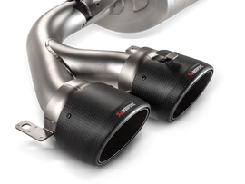 Akrapovic Titanium Slip-On Line Exhaust w/ Titanium Tips - Mercedes-Benz CLA35 AMG (C118/X118) 2020-2023
