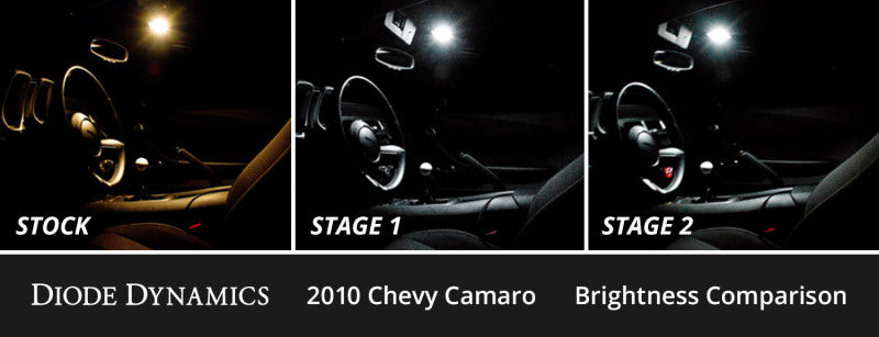 Diode Dynamics Stage 1 Interior LED Conversion Kit - Chevrolet Camaro 2010-2015