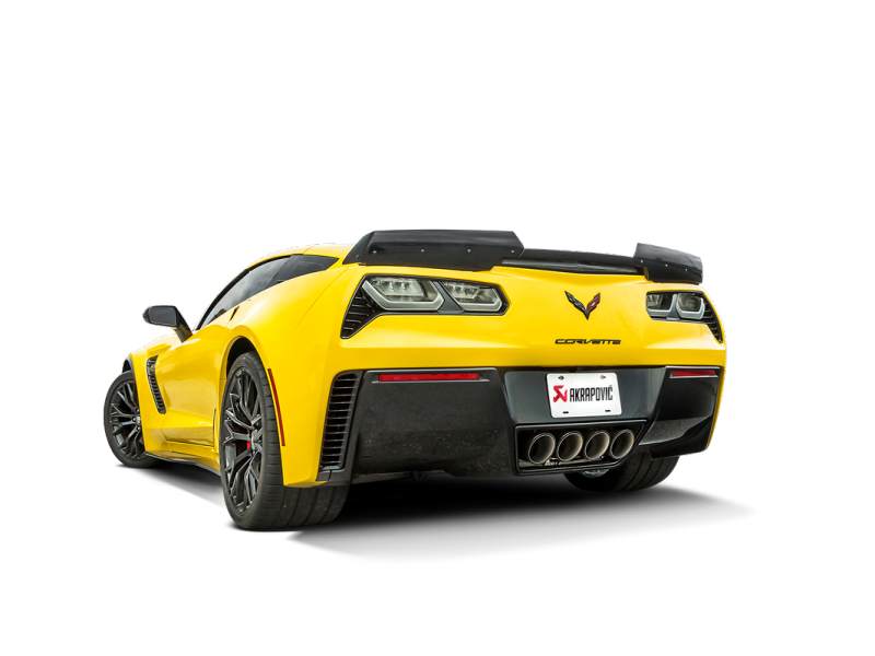 Akrapovic Titanium Slip-On Line Exhaust w/ Carbon Tips - Chevrolet Corvette Z06 (C7) 2015-2019