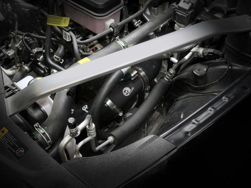 aFe BladeRunner Aluminum Hot and Cold Charge Pipe Kit Black - Kia Stinger 2.5T 2022-2023
