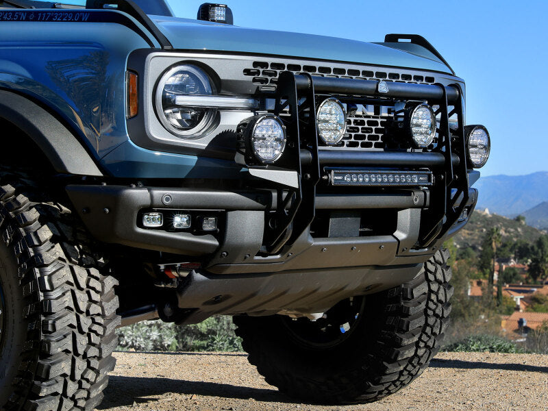 aFe Terra Guard Bull Bar w/ RIGID Lights - Ford Bronco 2021-2025