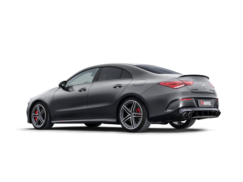 Akrapovic Titanium Evo Line Cat Back Exhaust w/ Carbon Tips - Mercedes-AMG CLA 45 / CLA 45 S (C118/x118) 2020-2023