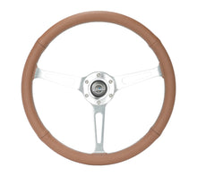 Load image into Gallery viewer, NRG Reinforced Steering Wheel (380mm/1in. Deep) Perforated Brown Leather