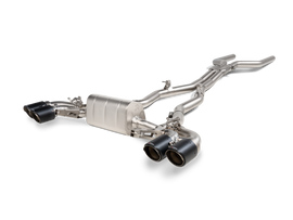 Akrapovic Titanium Evolution Line Cat Back Exhaust w/ Carbon Tips - BMW M8/M8 Competition (F91/F92) 2020-2024