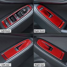 Load image into Gallery viewer, JDMuscle P&amp;S Series Carbon Fiber Window Switch Trim Covers 4 PC - Subaru WRX 2022-2025