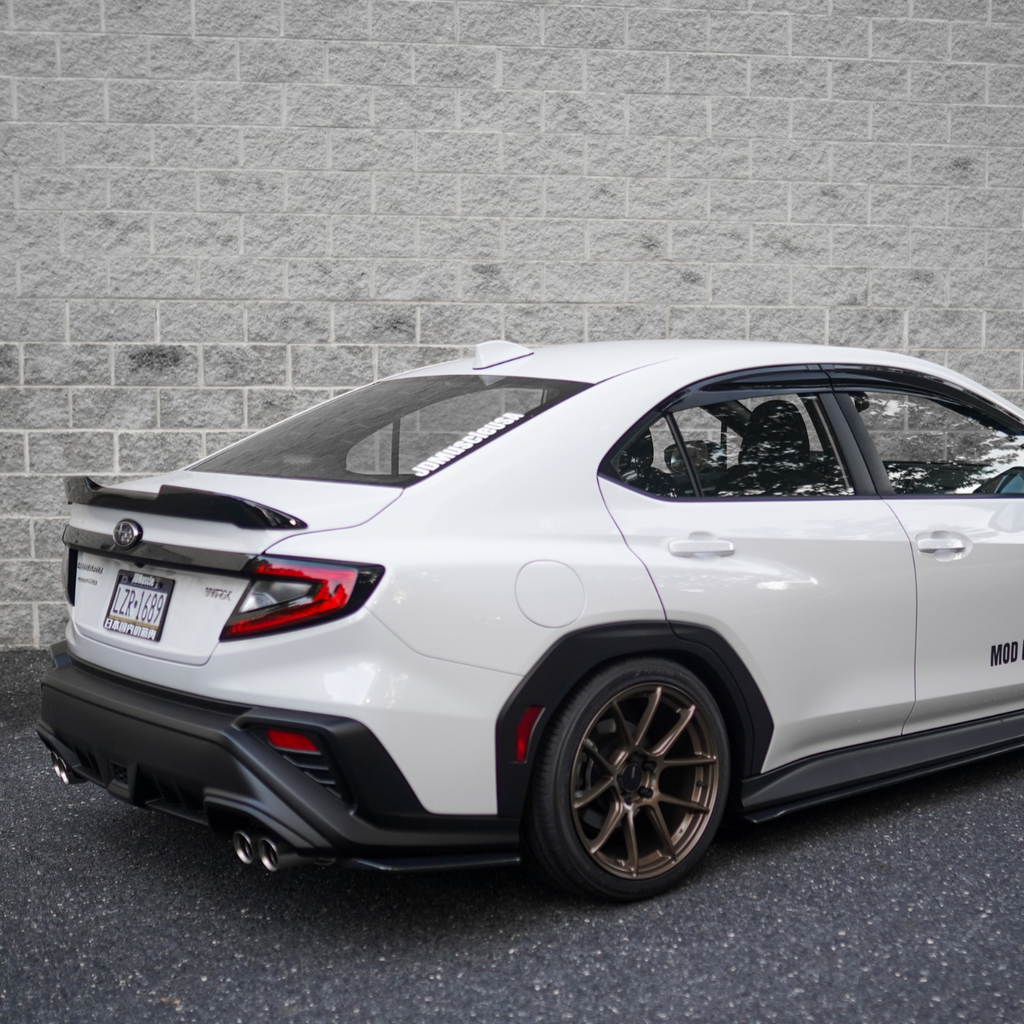 JDMuscle V1 Rain Guards / Window Visors [Acrylic/Carbon Fiber] - Subaru WRX 2022-2025