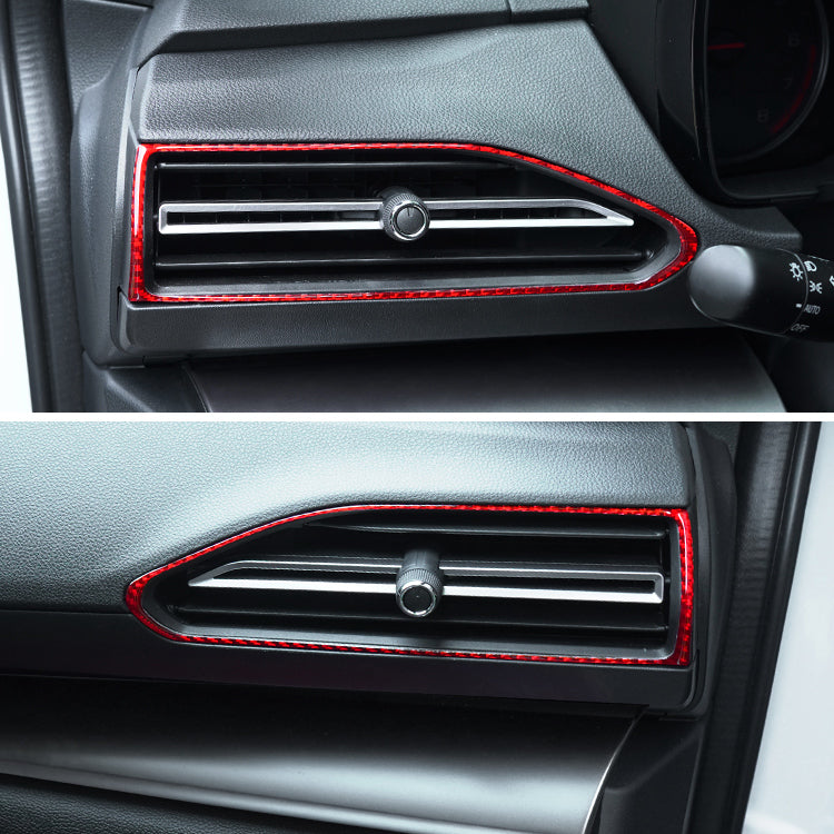 JDMuscle P&S Series Carbon Fiber AC Trim Covers 4 PC - Subaru WRX 2022-2025