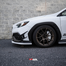 Load image into Gallery viewer, JDMuscle Canards V2 [Paint Matched / Gloss Black / ABS] - Subaru WRX 2022-2025