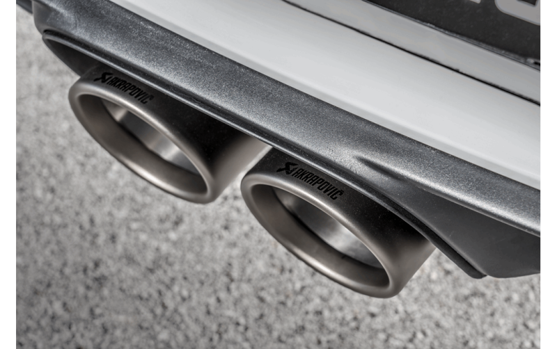 Akrapovic Titanium Slip-On Race Line Exhaust w/ Titanium Tail Pipe Set - Porsche 911 GT3 (991.2) 2018-2019