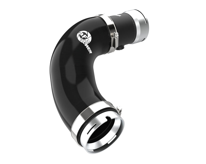 aFe BladeRunner 2-1/2 IN Aluminum Hot Charge Pipe Black - Kia Stinger 2.5T 2022-2023