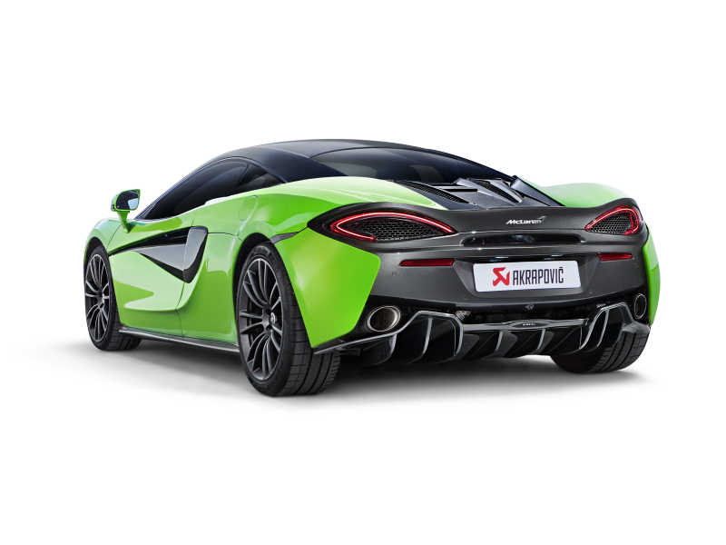 Akrapovic Titanium Slip-On Line Exhaust w/ Carbon Tips - McLaren 570S / 570S Spider / 570GT 2016-2020