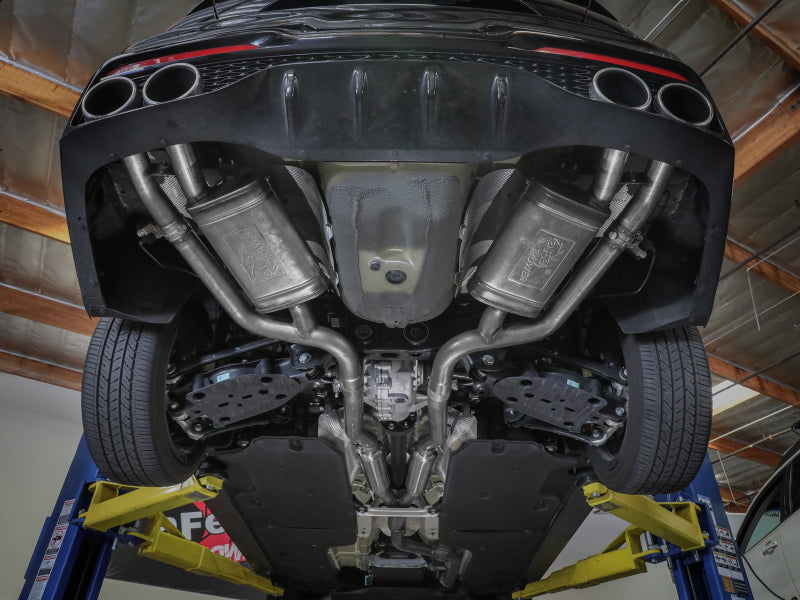 aFe 22-23 Kia Stinger L4-2.0L Gemini XV 3in to Dual 2-1/2in Cat-Back Exhaust System w/ Cut-Out