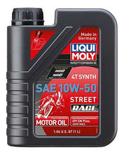 Load image into Gallery viewer, LIQUI MOLY 1L Motorbike 4T Synth SAE 10W50 Street Race