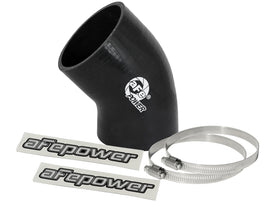 afe Magnum FORCE Intake Coupling Kit (3 IN ID to 3-1/4 IN ID x 45 Deg.) Black Elbow Coupler - Universal