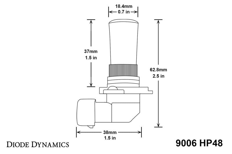 Diode Dynamics 9006 HP48 LED Bulbs [Cool White; Pair] - Universal