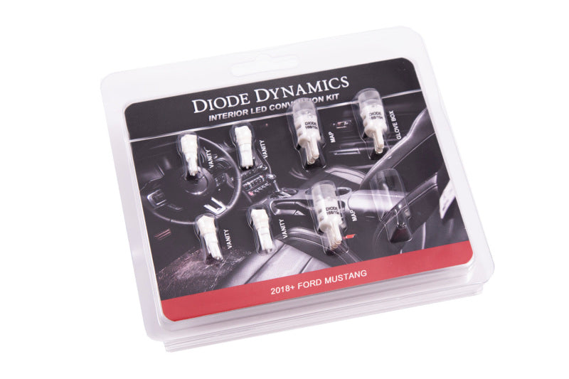 Diode Dynamics Stage 2 Cool White Interior LED Conversion Kit - Ford Mustang 2018-2023