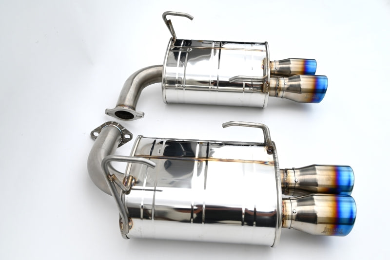 Invidia Q300 3.5" Rolled Dual Wall Titanium Tip Axleback Exhaust - Subaru WRX (VB) 2022+