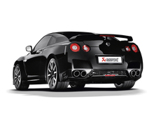 Load image into Gallery viewer, Akrapovic Titanium Slip-On Line w/ Carbon Tips - Nissan GT-R 2008-2017