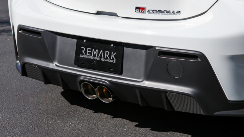 Remark Carbon Fiber Outer Exhaust Block Off Plates - Toyota GR Corolla 2023+