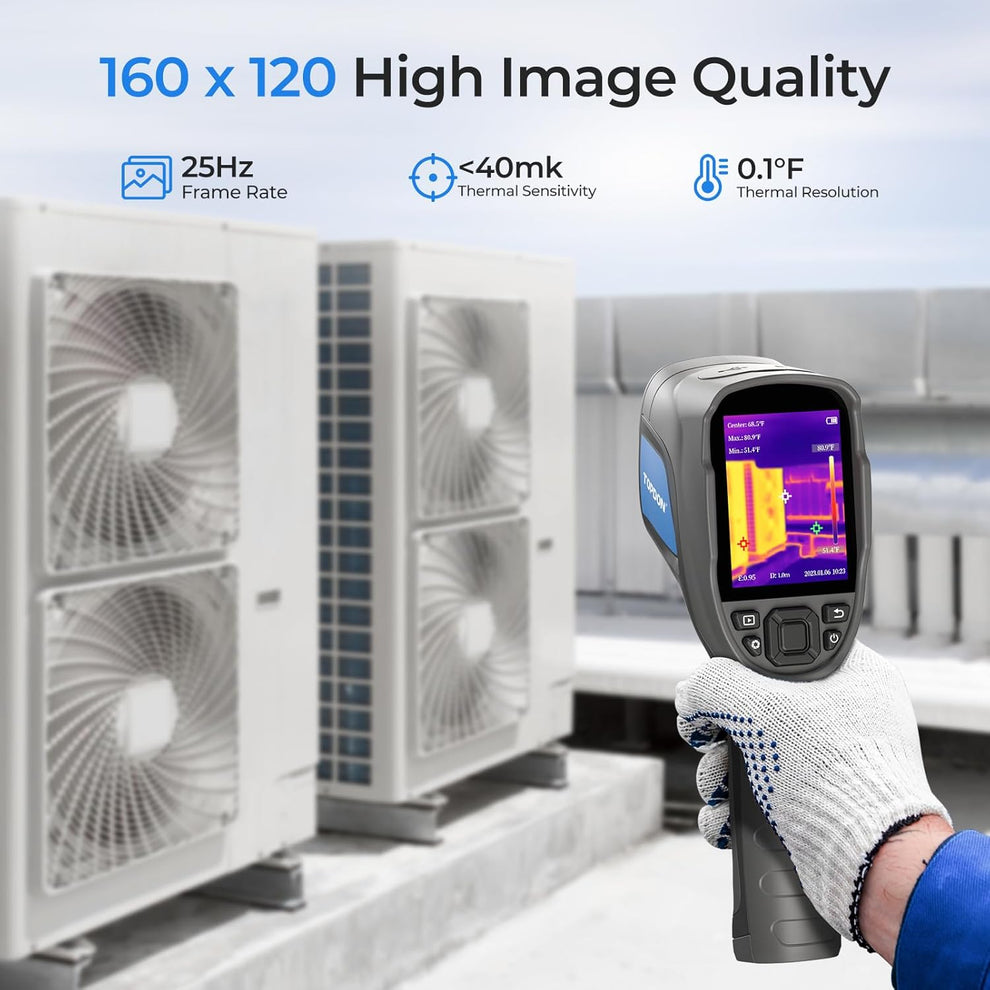 TOPDON TC004 Lite (Blue) Handheld Thermal Imaging Camera 160x120 Resolution