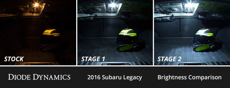 Diode Dynamics Stage 2 Interior LED Conversion Kit - Subaru Legacy 2010-2014