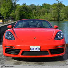 Load image into Gallery viewer, Carbonio No-Drill Front License Plate Mount - Porsche 718 Cayman &amp; Boxster (982) 2016-2025