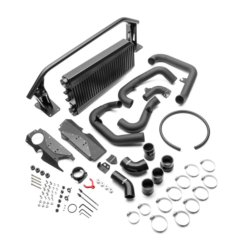 Cobb Stage 2 Power Package w/Black FMIC & Matte CF Scoop - Subaru WRX 2022-2025