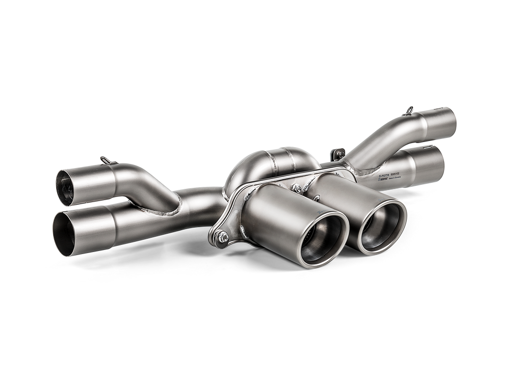 Akrapovic Titanium Slip-On Race Line Exhaust w/Headers, Link Pipes & Tail Pipes - Porsche 911 GT3 (991.2) 2018-2019