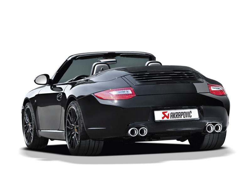 Akrapovic 08-12 Porsche 911 Carrera S/4/4S/GTS Slip-On Race Line (Titanium) w/ Titanium Tips