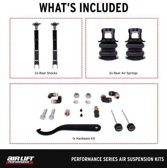 Air Lift Performance Rear Air Suspension Kit - Infiniti Q50 / Q60 / Q70 2014-2024