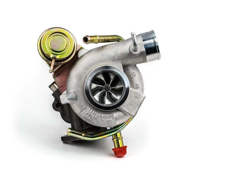 Forced Performance Blue 58mm Turbo (Black Housing; Internal WG w/Oil Line) - Subaru WRX 2002-2007 / STi 2004-2021
