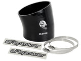 afe Magnum FORCE Intake Coupling Kit (3-1/2IN ID to 3-1/4 IN ID x 15 Deg.) Black Elbow Coupler - Universal