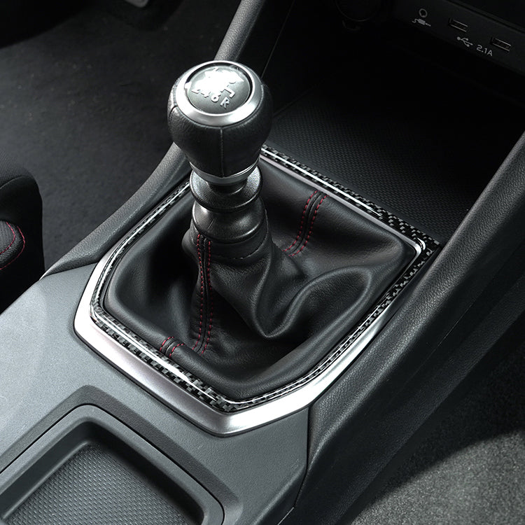 JDMuscle P&S Series Carbon Fiber MT Shifter Trim - Subaru WRX 2022-2025