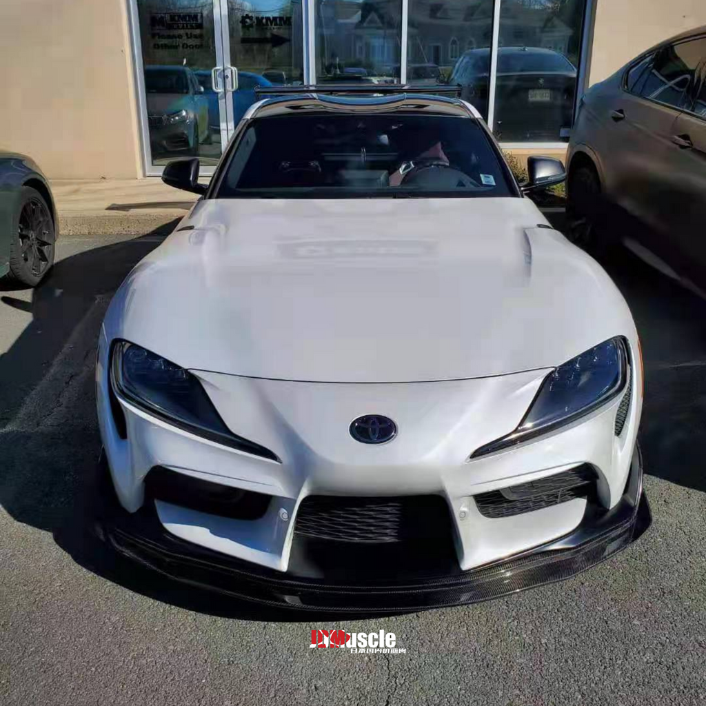 JDMuscle Tanso Carbon Fiber VS Style Front Lip - Toyota Supra 2020-2025