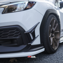 Load image into Gallery viewer, JDMuscle Canards V2 [Paint Matched / Gloss Black / ABS] - Subaru WRX 2022-2025