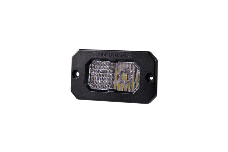 Diode Dynamics C2 1.0 SAE White Combo Sport ABL Flush Mount LED Pod (Single) - Universal Fitment