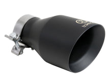 Load image into Gallery viewer, aFe Takeda 3 IN 304 Stainless Steel Black Exhaust Tip - Universal