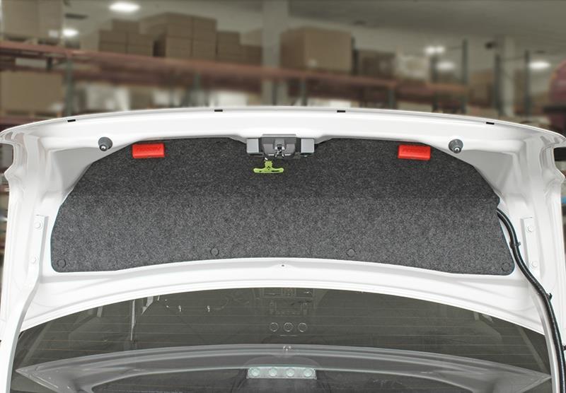 Perrin 08-17 WRX/STi Sedan Trunk Handle - Red (Single Handle w/Hardware)