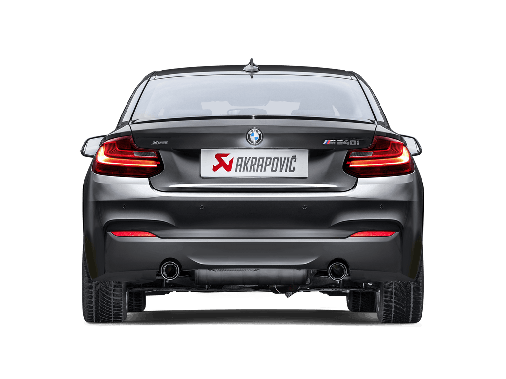 Akrapovic Titanium Slip-On Race Line Exhaust w/ Titanium Tips - BMW M235i 2014-2016 / M240i (F22/F23) 2017-2021