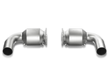 Akrapovic Titanium Link Pipe Set w/ Cat - Porsche 911 Turbo/Turbo S (997.2) 2010-2012