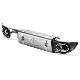 Akrapovic Titanium Slip-On Line Exhaust w/ Titanium Tips - Porsche 911 Turbo / Turbo S (997.2) 2010-2012