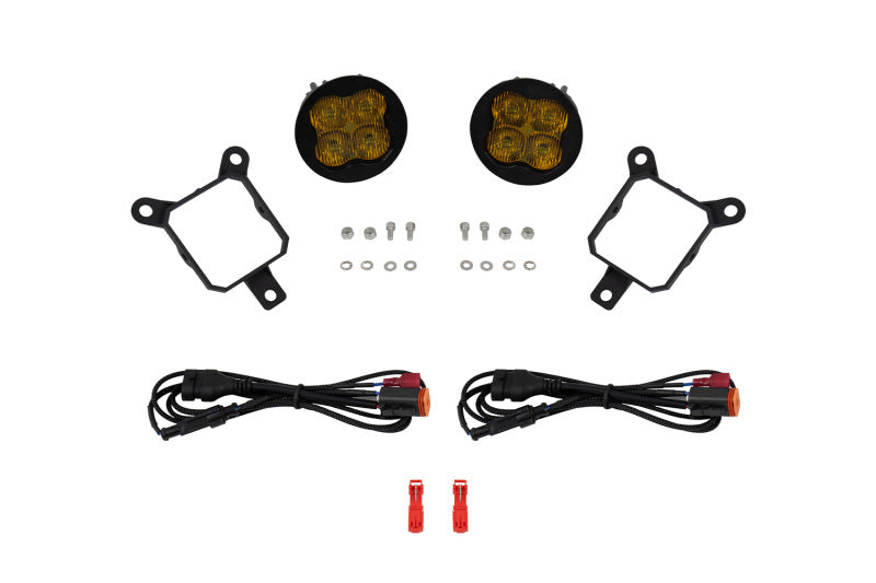 Diode Dynamics SS3 Yellow SAE Pro Type Y Fog Light Kit - Multiple Fitments