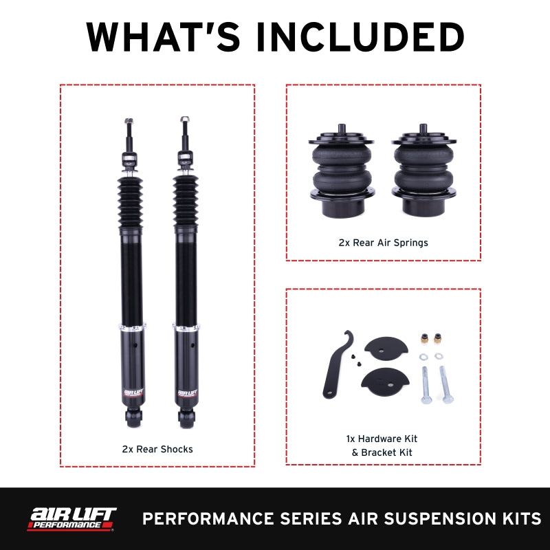 Air Lift Performance Rear Air Suspension Kit - Audi A4 / S4 / RS4 2009-2016