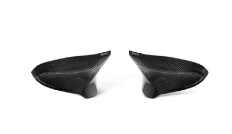 Akrapovic High Gloss Carbon Fiber Mirror Cap Set - BMW M3 (F80) 2015-2018 / M4 (F82/F83) 2015-2020