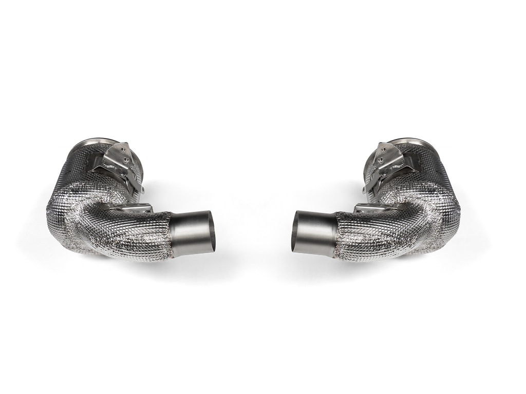 Akrapovic SS Link Pipe Set w/ Catalytic Converter - Porsche 911 Turbo/Turbo S (992) 2021-2024