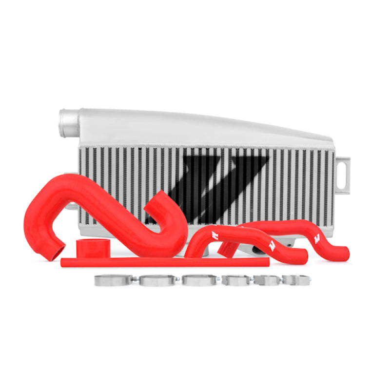 Mishimoto Top-Mount Intercooler Kit [Silver / Red Hoses] - Subaru WRX 2002-2007 / STi 2004-2007