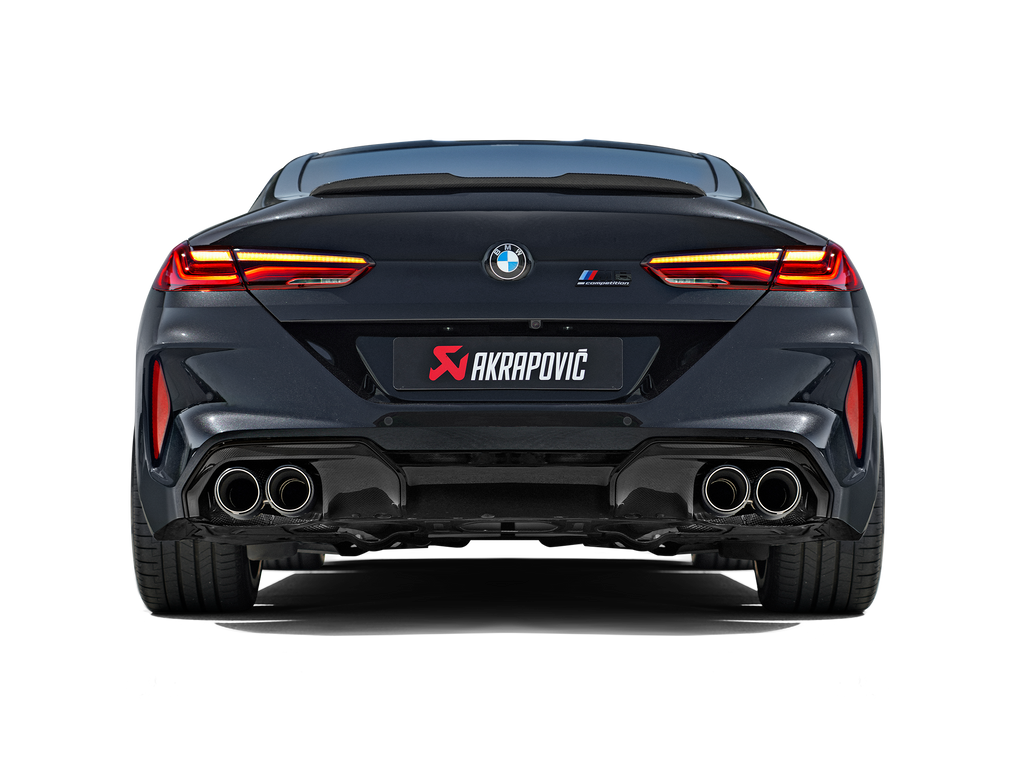 Akrapovic Titanium Evolution Line Cat Back Exhaust w/ Carbon Tips - BMW M8/M8 Competition (F91/F92) 2020-2024