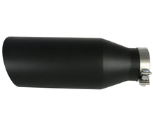 Load image into Gallery viewer, aFe MACH Force-Xp 4&quot; 409 Stainless Steel Black Exhaust Tip - Universal