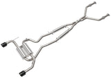 aFe Takeda 2.5in 305 SS Cat Back Exhaust System w/ Black Tips - Infiniti Q50 V6 3.7L 2014-2015